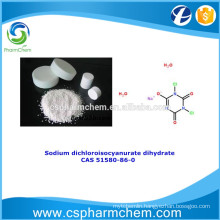 Sodium Dichloroisocyanurate Dihydrate 55%, CAS 51580-86-0, deodorizing cleaning water or bleaching